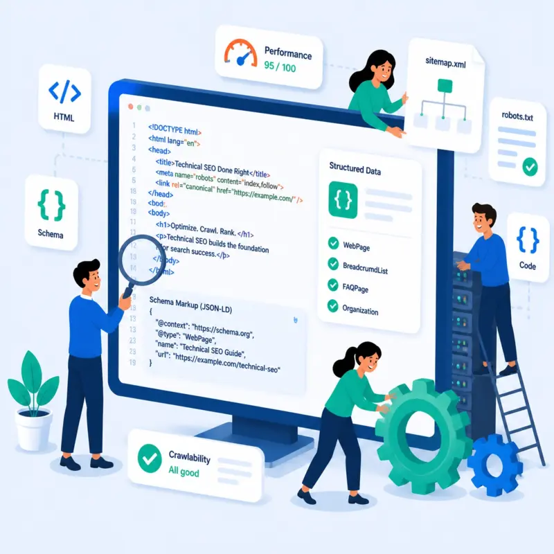 Technical SEO services from Gateway Enterprises
