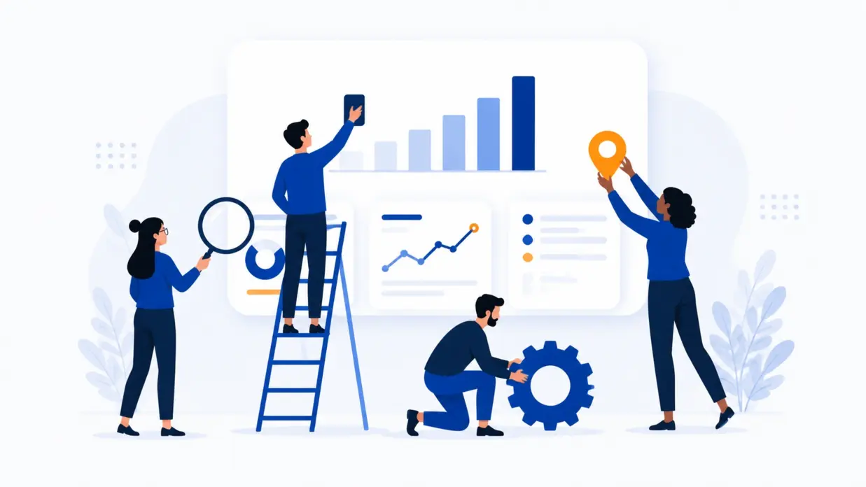 Gateway Enterprises content marketing team refining expert, original content built to rank in search and get cited by AI