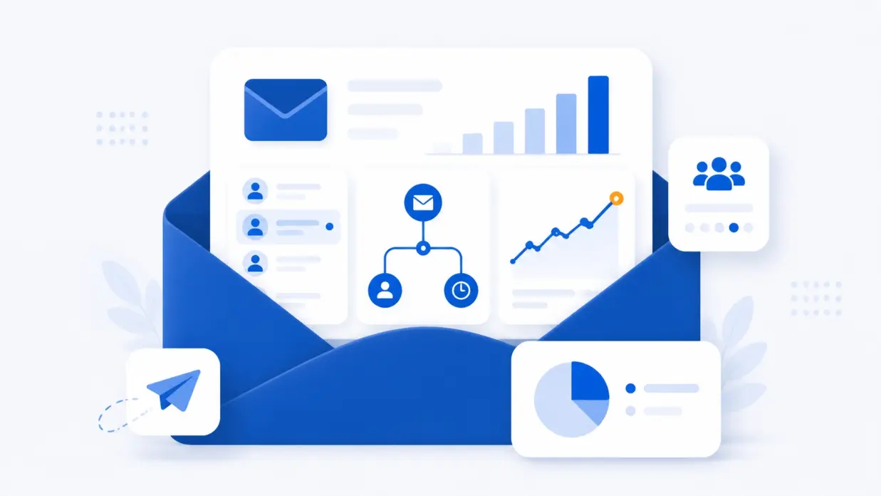 Email marketing services: a segmented campaign and automated workflow driving opens, clicks and rising revenue